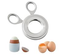 AEKZOX Tagliauovo in Acciaio Inossidabile, 1 pezzo, Apriuova manuale, Cracker per uova sode e morbide, Con punto di rottura predeterminato, Facile e veloce da aprire, Fornitura di Utensili da Cucina