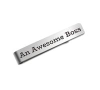 Aelciyue Appreciation Bosses Day Regali di Natale San Valentino per capo, leader, manager, supervisore, pensionamento maschio, andare via, regalo di addio fermacravatta per cravatte regolari per