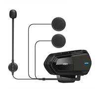 Aelevate Citofono per moto, di comunicazione per motoslitta, cuffie impermeabili con effetto audio stereo per 2 piloti che parlano stesso