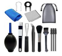 Aelevate Kit di 10 strumenti per la pulizia del computer, per la pulizia della tastiera del PC, per la pulizia 'auto, panno in microfibra per la pulizia dello schermo di PC, TV, tamponi per