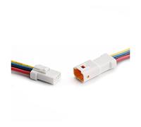 AELFIE 2 3 4 6 8 Pin JWPF 0.7MM m/IC-r/o connettore elettronico Impermeabile Automatico con Cavo Butt PL;/UG Cablaggio Adatto Compatible with Ben.z B.MW JST-02T(4P Wire Harness)