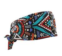 AELIN Calotta Chirurgica in Cotone - Unisex, 100% Cotone, Regolabile, Due Taglie per Capelli Corti o Lunghi - Cuffia Medica con Fascia Assorbente (Multicolore, Capelli lunghi)