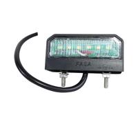 Aelmiyw LED Luce Della Targa,12V-24V Luci Targa Led, LED Luce Portatarga Universale per Camion SUV Rimorchio Van RV Barche (blcak2)