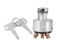 Aeloa Blocchetto accensione, Interruttore di accensione Interruttore di avviamento di accensione con 6 terminali Filo scavatore 2 Chiavi Compatibile con Kobelco SK200-3 SK200-5 SK120-5