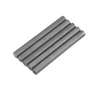 Aeloa Grafite Rod-Carbon Graphite Rod 5Pcs 99,9% Elettrodo Elettrodo Cylinder Rod Lunghezza 100mm Diametro 10mm