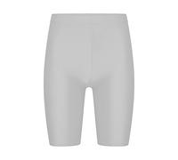 Aelstores Pantalon de cyclisme pour Ragazze, Elasticizzati, pour la danse, Ginnastica, Sport, école, domaine, Tinta Unita, pantscini da Motociclista, Colore Grigio Chiaro, 5-6 Ans