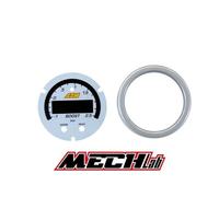 AEM 30-0306ACC X series boost manometro turbo accessori fondino bianco e corona