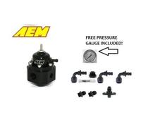 AEM Universale Regolabile Carburante Pressione Regolatore & Un Raccordi Kit per
