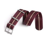 AEMALL Cinturino 20mm 22mm in nylon liscio Nato nero/rosso/blu kaki per la maggior parte degli orologi, bracciale da polso sostitutivo per uomo e donna, 20mm, Agata