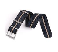 AEMALL Cinturino 20mm 22mm in nylon liscio Nato nero/rosso/blu kaki per la maggior parte degli orologi, bracciale da polso sostitutivo per uomo e donna, 20mm, Agata