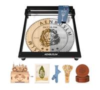 AENBUSLM T1-80W PRO incisore laser, 10W macchina taglio laser 400mm/s incisione laser alta precisione 0,01mm, laser engraver cutter con incisione rimovibile per legno/acrilico/metallo/carta/pell