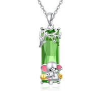 AENEAS Collana da donna con ciondolo a forma di ape, panda, farfalla, gatto, serpente, cardinale, bradipo, pesce, tartaruga, anatra, volpe, coccinella, in argento Sterling, regalo di Natale per sua