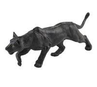 AENIMELY Hollow Black Panther Figurine Figurine realistiche di animali selvatici Giocattolo per bambini, Figura educativa di apprendimento della giungla, Decorazione per feste Cake Topper