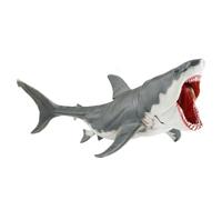 AENIMELY Realistico Megalodon Squalo Giocattolo Mascella Mobile Oceano Figurina Animale per i Bambini Educativo Sea Life Modello, STEM Apprendimento Regalo, Squalo Display Decor