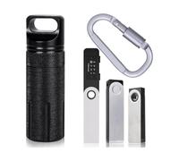 Aenllosi Custodia in Alluminio per Wallet Ledger Nano S/S Plus, Nero | Struttura in alluminio, Solo custodia, dispositivo e accessori non inclusi, Design pensato per custodire il dispositivo
