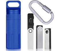 Aenllosi Custodia per Ledger Nano X/Nano S/Nano S Plus Wallet,Blu.(Solo Custodia)