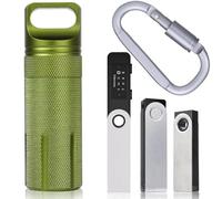 Aenllosi Custodia per Ledger Nano X/Nano S/Nano S Plus Wallet,Verde.(Solo Custodia)