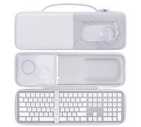 Aenllosi Custodia Rigida per Apple Magic Keyboard con Tastierino Numerico | Struttura in EVA, Chiusura con cerniera, Formato dedicato al modello indicato, Conservazione ordinata del dispositivo