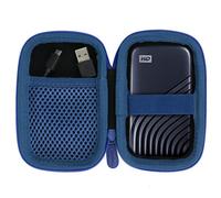 Aenllosi Custodia Rigida per Western Digital WD My Passport SSD 2020, Blu
