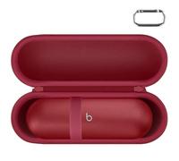 Aenllosi Custodia Rigida Protettiva per Altoparlante Beats Pill, Rosso | Protezione da urti, Materiale resistente all'acqua, Protezione dalla polvere, Maniglia integrata, Moschettone incluso