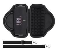 Aenllosi per altoparlante Bluetooth JBL Charge 6, custodia rigida da viaggio con tracolla, Nero, solo custodia