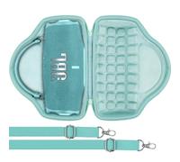 Aenllosi per altoparlante Bluetooth JBL Charge 6, custodia rigida da viaggio con tracolla, Verde menta, solo custodia