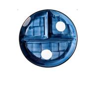 AENZA AENZAPiatto Scomparti Ceramica, Piatti Ceramica,Piatto Diviso in Tre per Dieta Adulti, Piatti per Snack, Insalata, Dessert, Piatto Diviso in Tre per Dieta (8 Pollici)