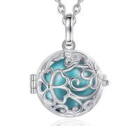 AEONSLOVE Ciondolo Chiama Angeli Gravidanza Collana Donna per Gravidanza Maternita Richiamo degli Angeli Bola Messicana Regalo Neo Mamme