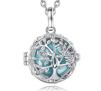 AEONSLOVE Collana degli Angeli Gravidanza Bola Messicana Gravidanza Albero della Vita Ciondolo Gravidanza Regalo Futura Mamma