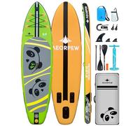 AEORPEW Tavola gonfiabile per stand up paddle, 3 m di larghezza, 83,8 cm di larghezza, con tutti gli accessori per tavola da SUP, include pagaia aggiuntiva, zaino grande capacità per adulti e ragazzi