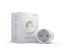 Aeotec Smart Outlet Type F | Presa intelligente Wi-Fi | Nessun hub richiesto | Compatibile con Alexa, Google Home & SmartThings | Misurazione dell'energia | Centrali elettriche da balcone | Alta