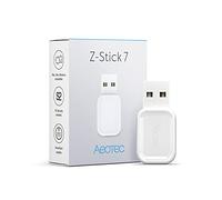 Aeotec Z-Stick 7 Plus, Zwave Plus USB per creare hub Z-Wave, controller gateway con serie 700 ZWave, SmartStart e S2, funziona con Raspberry Pi 4, compatibile con Home Assistant