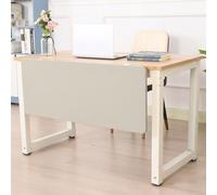 Aeovot Divisorio Privacy sotto la Scrivania con Pannello Fonoassorbente, Sichtschutz Unter Dem Schreibtisch, Riduci Il Rumore, Migliora la Concentrazione, Nascondi I Cavi(Beige,70x60cm/27.6x23.6in)