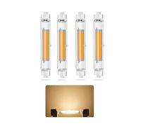 AEPOYU Lampadina R7S LED 118mm Hightlight, Lampada R7S LED 3000LM, Bianco Caldo 2700K, R7S Lampadina Equivalente a 300W Lampada Alogena 4er pack