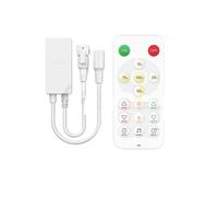 AEPQBGQJ Controller for luci LED DC 5V 12V 24V SPI/Ttl indirizzabile Pixel Light con dimmer Musicale e Telecomando(SP648E RGB SPI)