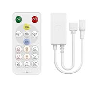 AEPQBGQJ Controller LED CCT PWM a Doppio Canale SP642E DC5-24V con Temperatura di Colore e luminosità Regolabili