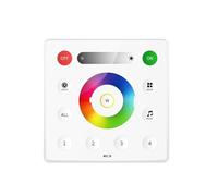 AEPQBGQJ Controller LED RGB SP638E SPI DC 5V 12V 24V 600 Pixel, Striscia Luminosa indirizzabile, dimmer Musicale e Telecomando Touch(RC3 Panel)