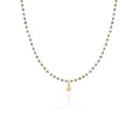 AEQEHVC Collana con ciondolo a goccia con perle di riso blu vintage di lusso, bella e versatile che può essere indossata con qualsiasi stile