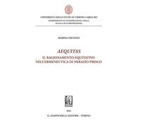 Aequitas. Il ragionamento equitativo nell'ermeneutica di Nerazio Prisco