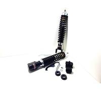 AER MOTO SPARE PARTS KIT COPPIA AMMORTIZZATORI ANTERIORI POSTERIORI REGOLABILI NERI PX 125 150 200 TUTTE