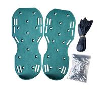 Aeration Shoes for Lawn, Grass Aerator Shoes, Lawn Maintenance Tool with Adjustable Straps, Garden Yard Soil Aeration Accessory, Floor Grass Care Equipment, Sandals for Seeding and Turf
