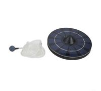Aeratore a energia solare per laghetto con tubo dell'aria e pietra a bolle per fontana esterna, stagno per pesci Koi o acquario, design galleggiante per migliorare