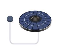 Aeratore a energia solare - Pompa d'Aria Silenziosa da 2,5 W con Tubo 'Aria da 1,5 m,Set Pompa di Ossigeno Galleggiante | per Acquari da Esterno Vasche per Pesci Cortile Paesaggio Giardino
