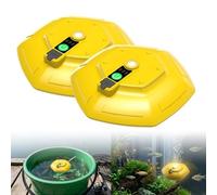 Aeratore a secchiello galleggiante ricaricabile IPX7, 3000 mAh, pompa per ossigeno portatile per esca viva, gorgogliatore ultra silenzioso per pesca, pesciolini, acquario, trasporto di esche e vivi