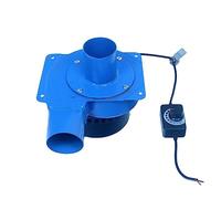 Aeratore centrifugo, Piccolo aeratore centrifugo ad alta pressione 12v DC, ventilatore 20w motore brushless tubo 50mm con controllo interruttore continuo