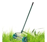 Aeratore di - Cuscinetto per punzone , scarificatore manuale per punzone robusto | Attrezzi per da giardino con denti rotanti in acciaio robusto, aeratore per rotolamento