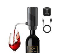 Aeratore e versatore elettrico per vino, Decanter per vino automatici intelligenti, Distributore di vino ricaricabile con cavo USB, I migliori regali per il vino