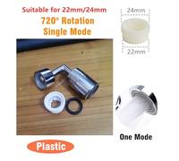 Aeratore for rubinetto girevole universale 1080°, prolunga filtro antispruzzo in plastica, ugello gorgogliatore, braccio robotico for cucina e bagno(One Mode 720)