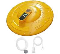 Aeratore for Secchio for Esche Galleggiante E Ricaricabile IPX7, Aeratore for Acquari A Canale Portatile E Generatore Di Bolle Ultra Silenzioso for Barca Da Kayak(Yellow)