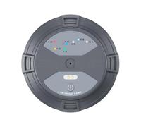 Aeratore galleggiante per esche a secchio, ricarica magnetica, ultra-silenzioso, impermeabile, pompa elettrica per ossigeno, ideale per acquari e accessori da pesca all'aperto (grigio)